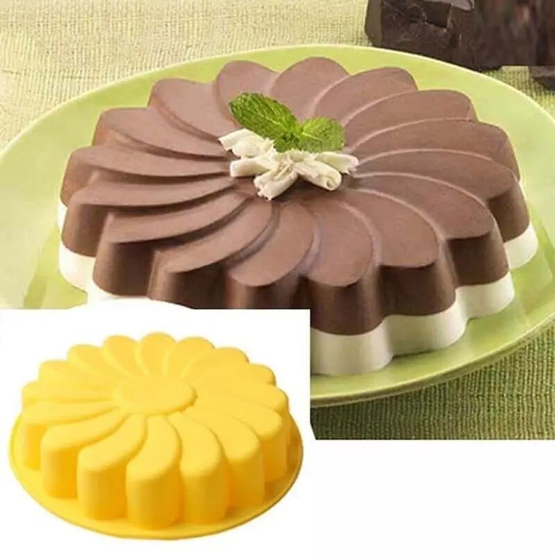 Moule à Gâteaux en Silicone : Forme de Fleur Moules à Gateau