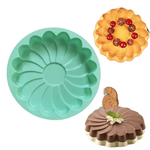 Moule à Gâteaux en Silicone : Forme de Fleur Moules à Gateau
