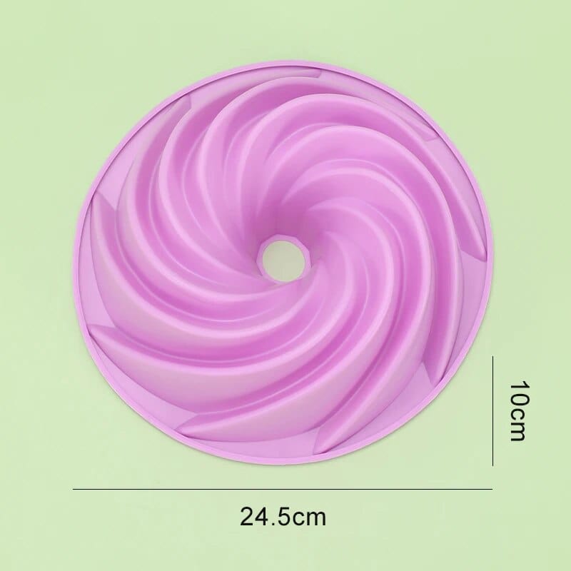 Moule a Gâteaux Silicone 3D - Cyclone Moules à Gateau