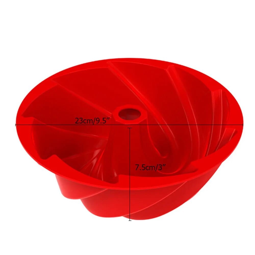 Moule a Gâteaux Silicone 3D - Cyclone Moules à Gateau