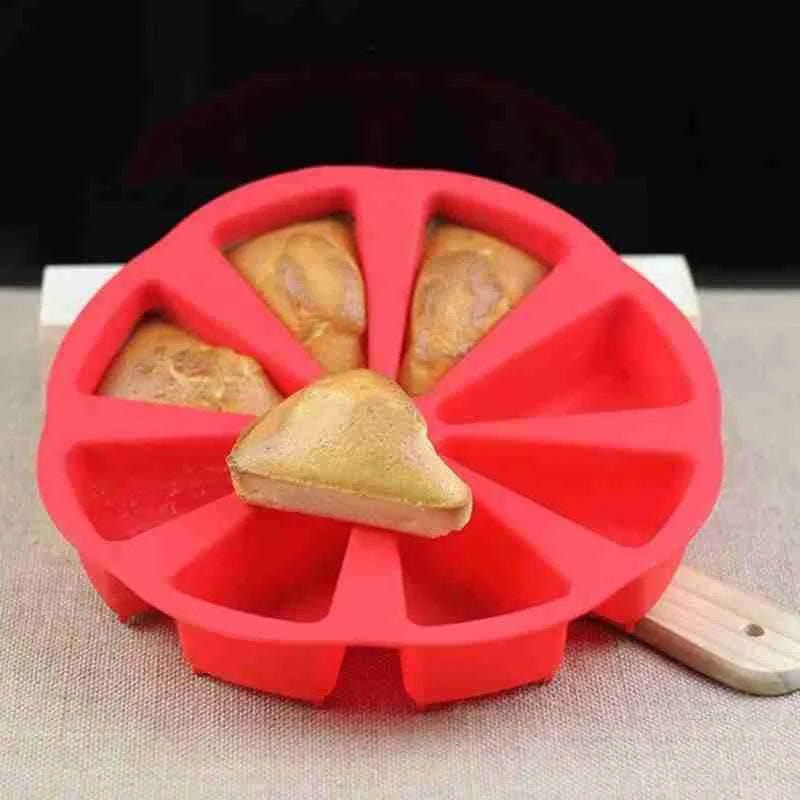 Moule à Gâteaux Silicone - 8 Parts Compartimentées Moules à gateau