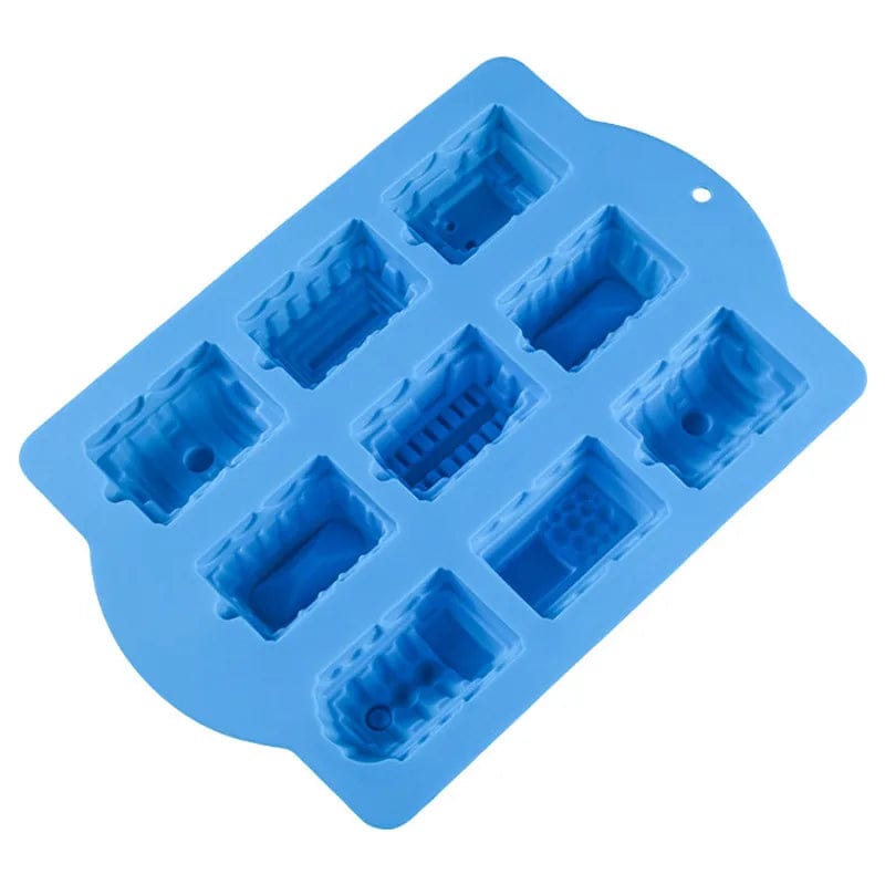 Moule à Gâteaux Trains en Silicone 3D Moules à Gateau