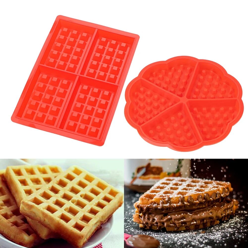 Moule à Gaufre en Silicone Moules à Gateau