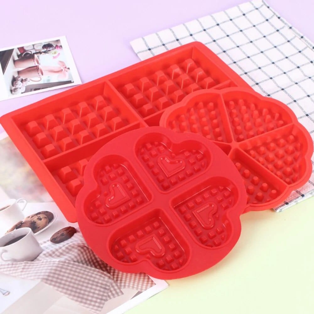 Moule à Gaufre en Silicone Moules à Gateau