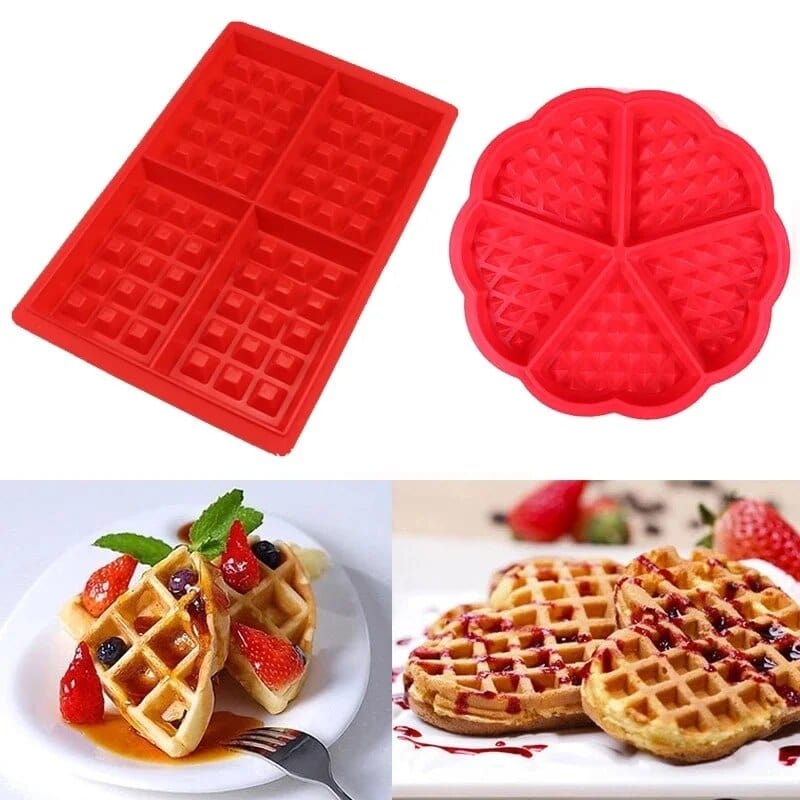 Moule à Gaufre en Silicone Moules à Gateau