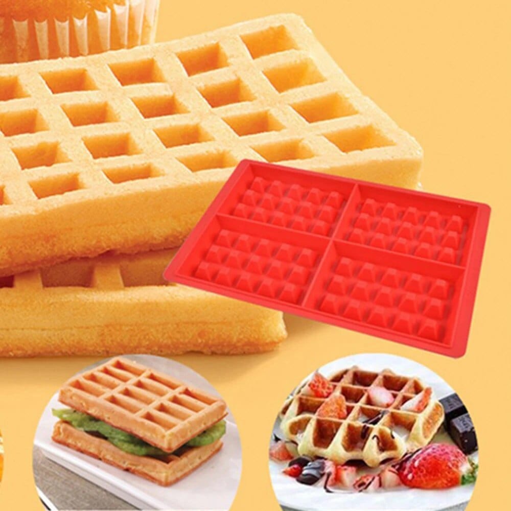 Moule à Gaufre en Silicone Moules à Gateau