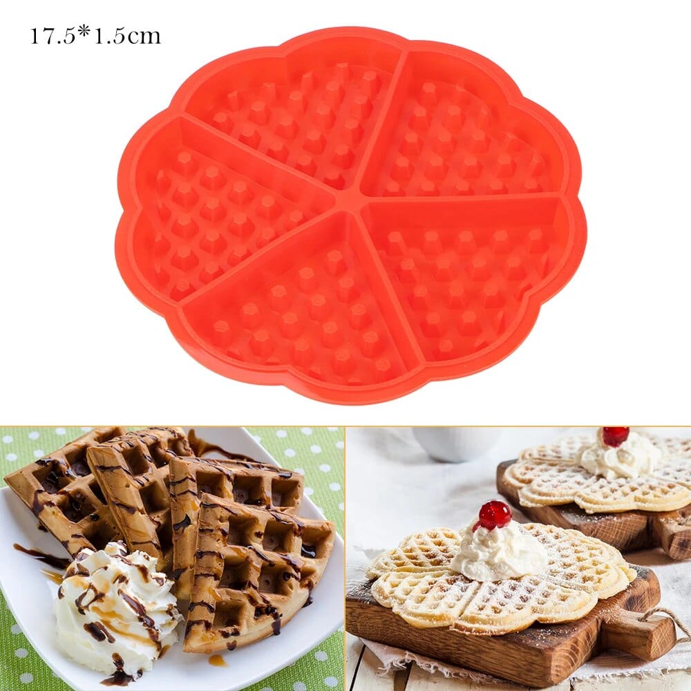 Moule à Gaufre en Silicone Moules à Gateau