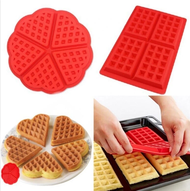 Moule à Gaufre en Silicone Moules à Gateau