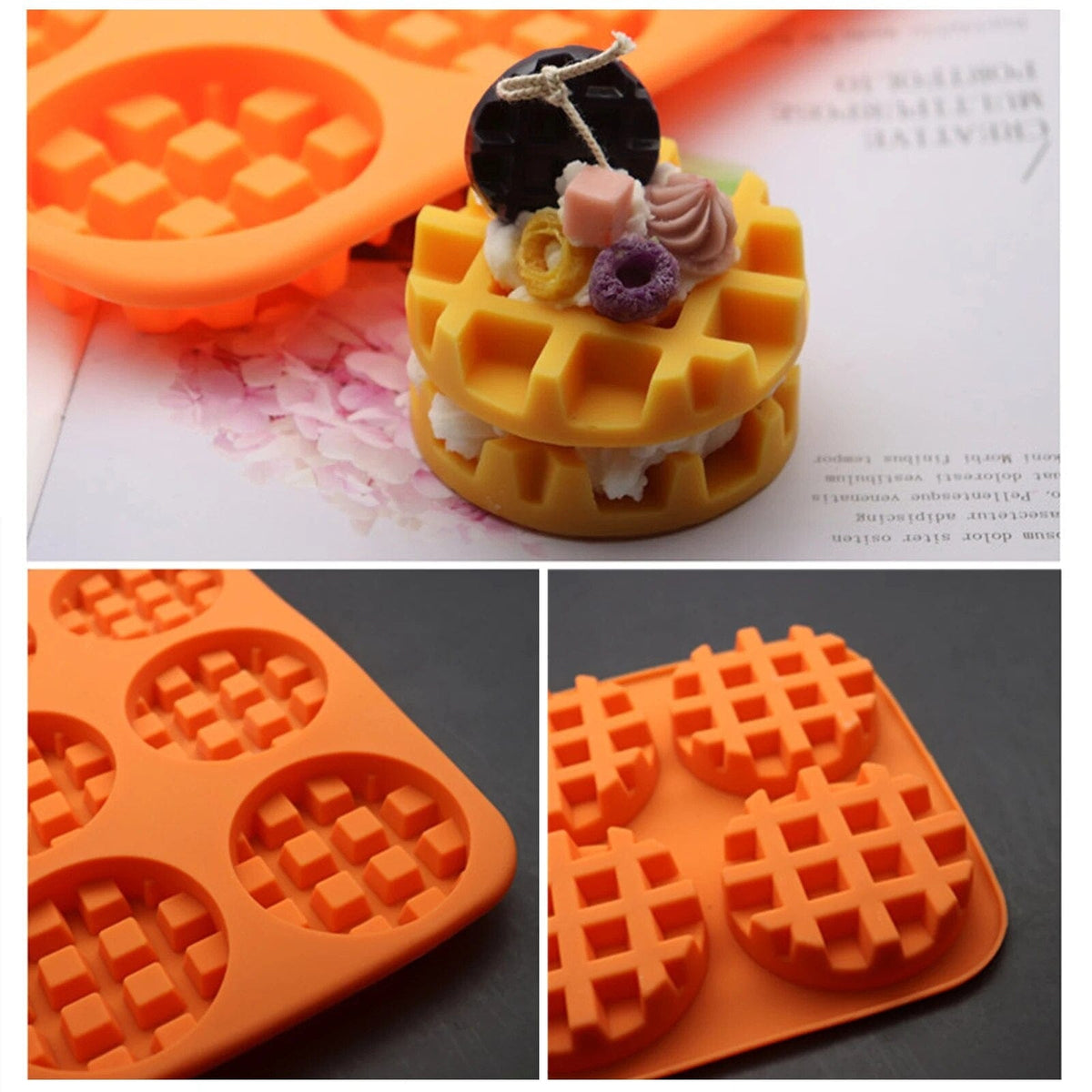 Moule à Gaufrette en Silicone Moules à Gateau