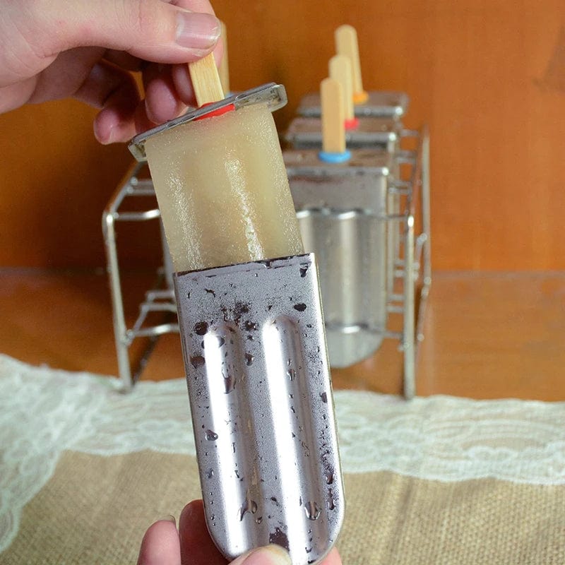 Moule à Glace en Inox pour Glaces à l'eau et Esquimaux moule glace