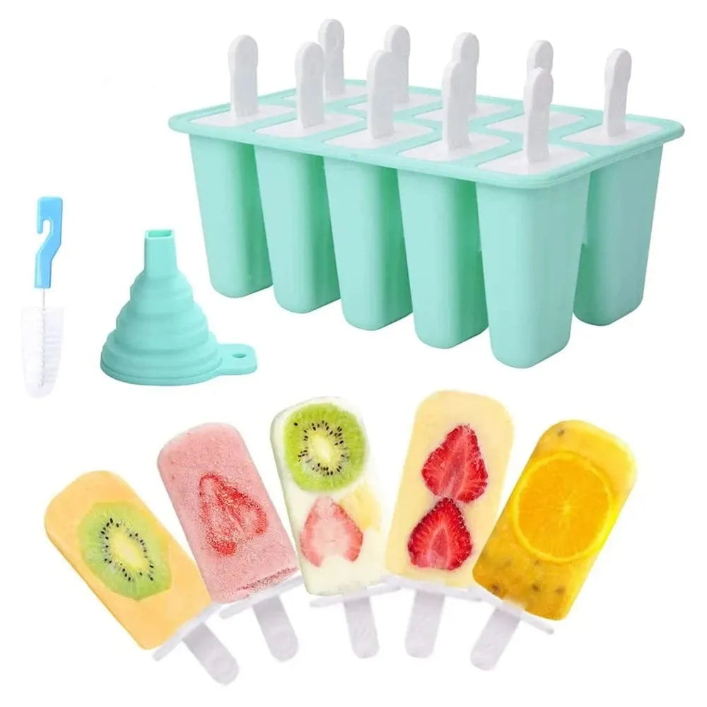 6 Moules à Glace en Silicone avec Poignée moule glace