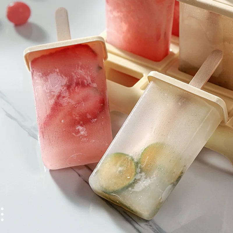 9 Moules à Glace Maison avec Bâtonnet en Plastique moule glace