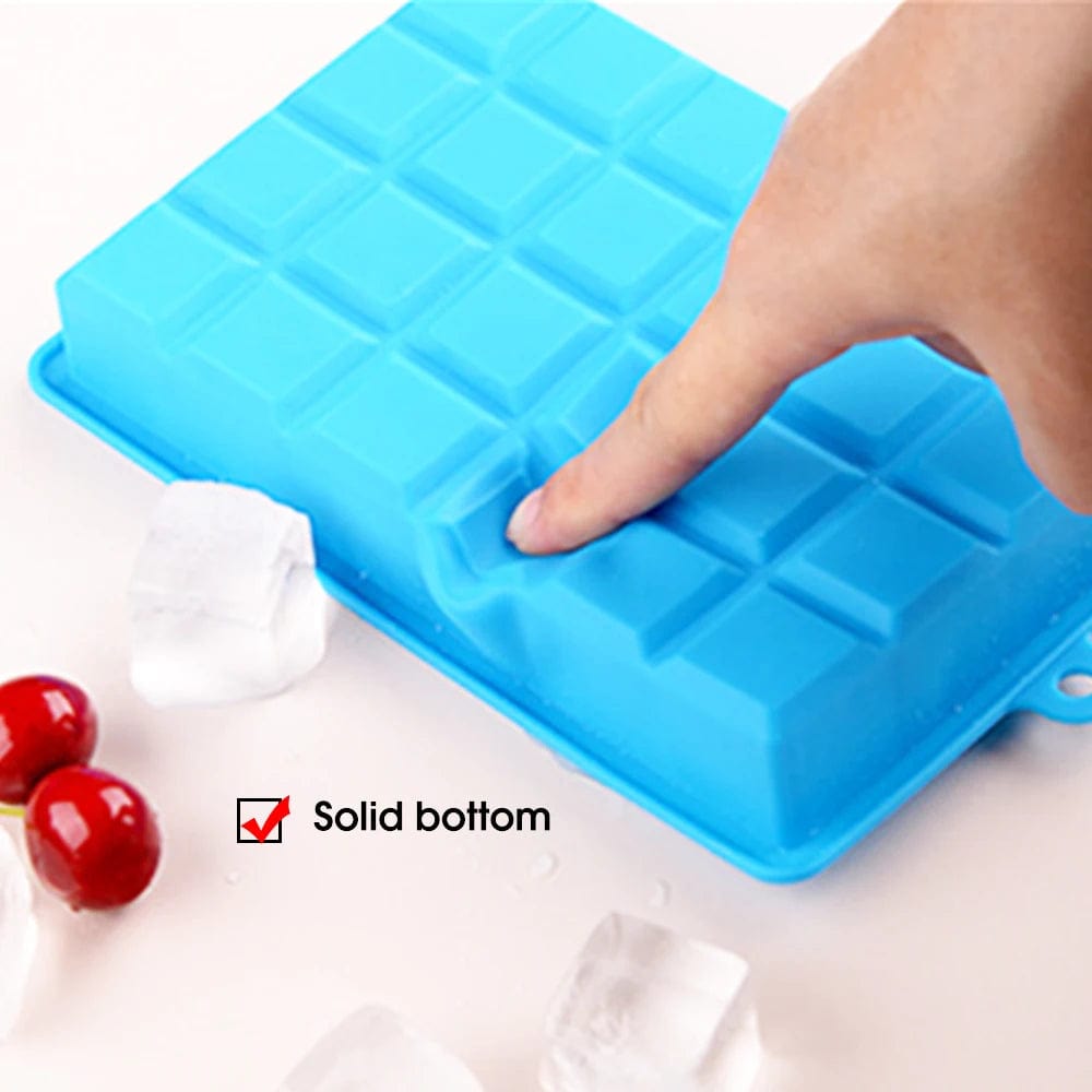 Bac à glaçons 24 compartiments - en silicone avec couvercle bac à glaçons