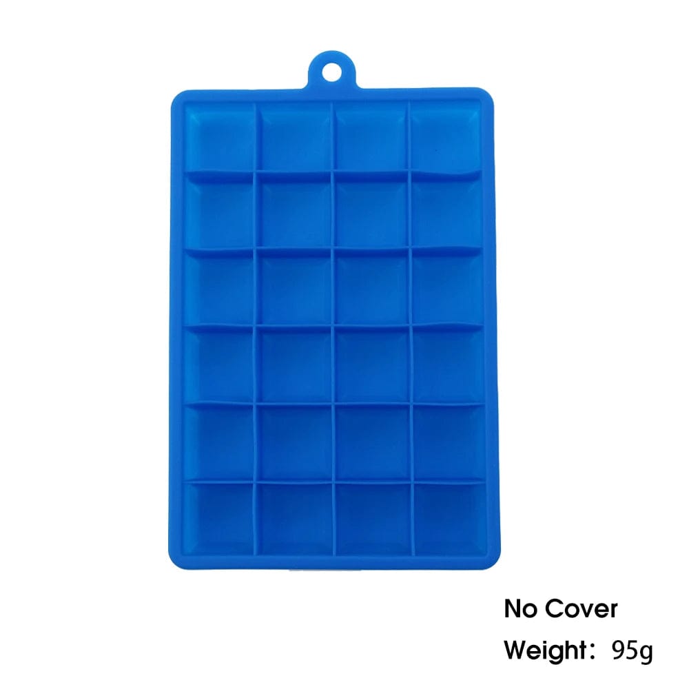 Bac à glaçons 24 compartiments - en silicone sans couvercle bac à glaçons