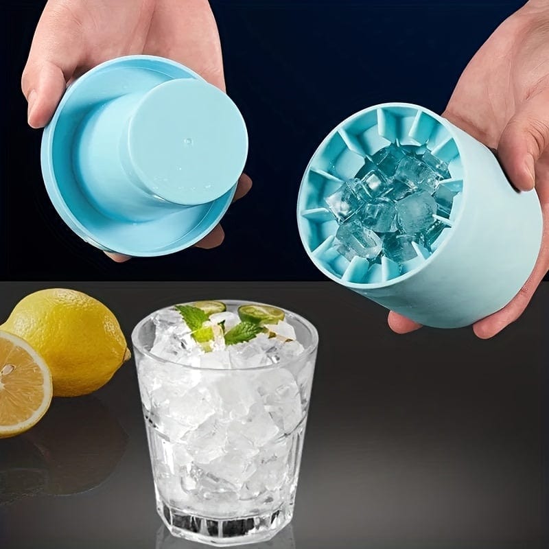 Moule à glaçons en silicone - Faites des glaçons en forme parfaite en un clin d'œil