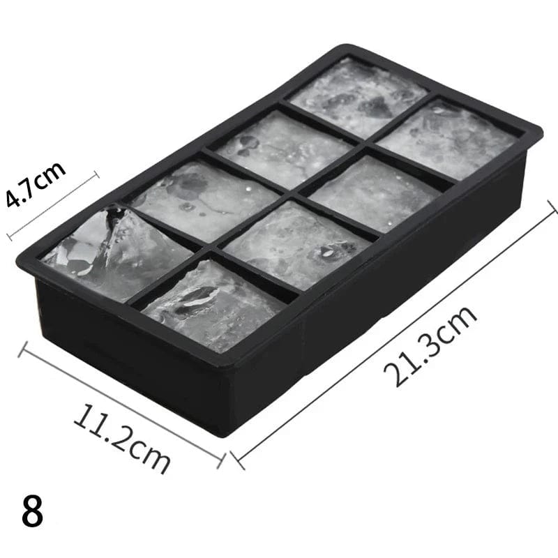 Moule à glaçons - Gros Cubes (6/8/15) bac à glaçons