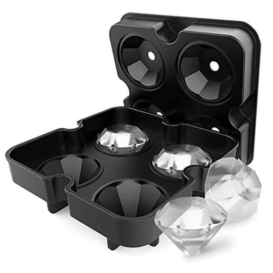 Moule à Glaçons Multiformes - Diamant, Boule, Balle de Fusil Moules à Glaçons