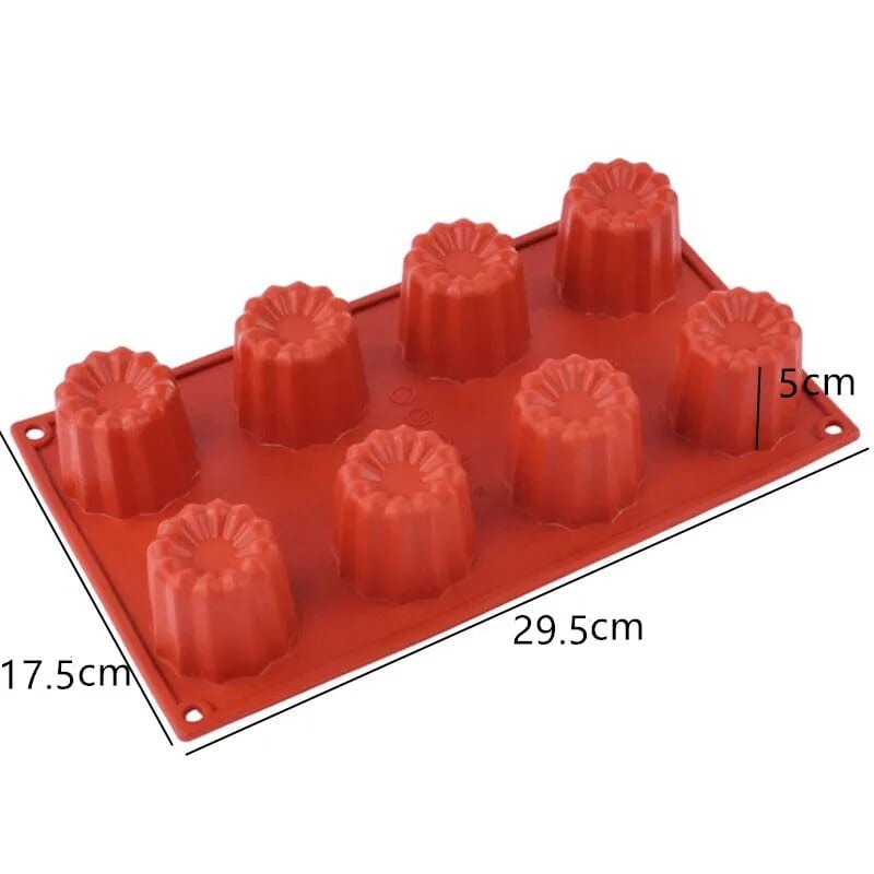Moule Canelés Bordelais en Silicone Moules à Gateau