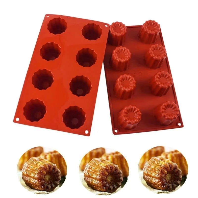 Moule Canelés Bordelais en Silicone Moules à Gateau