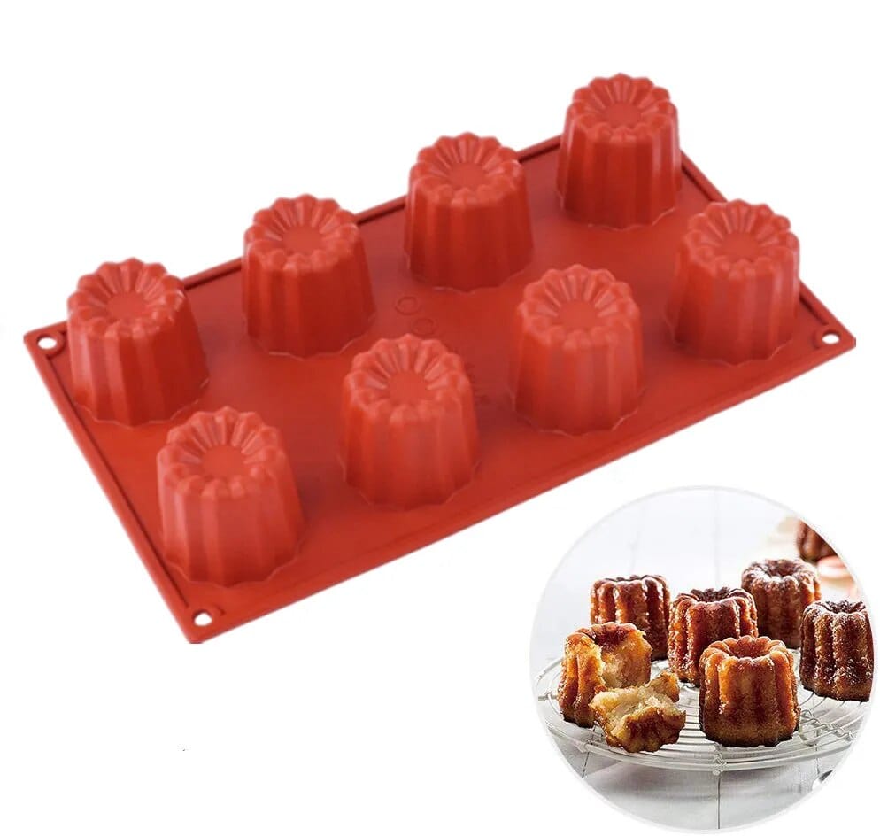 Moule Canelés Bordelais en Silicone Moules à Gateau