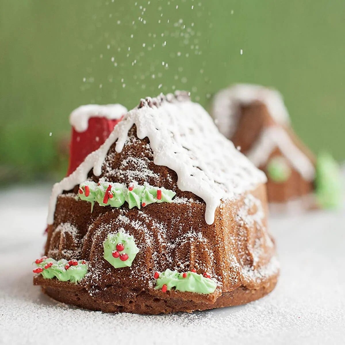 Moule Chalets de Noël 3D en Silicone Moules à Gateau