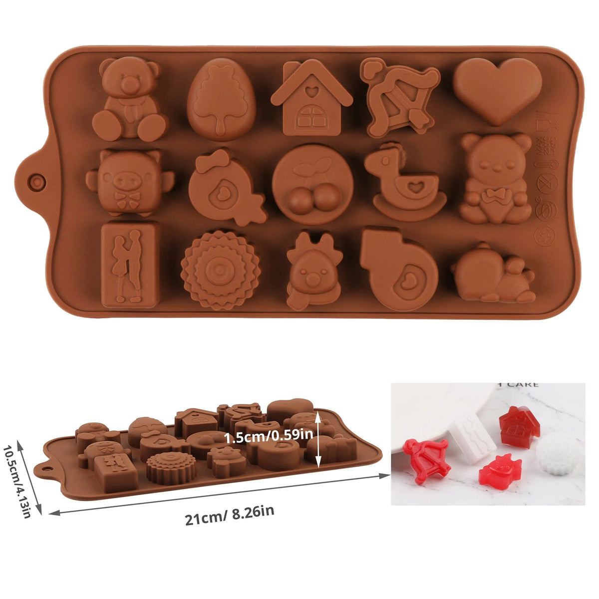 Moules à Chocolat en Silicone Moules à Chocolat