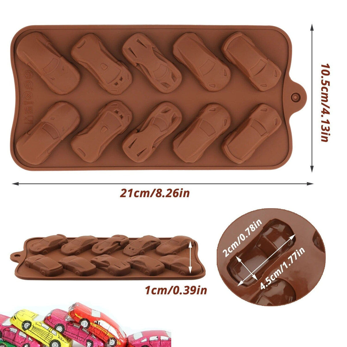 Moules à Chocolat en Silicone Moules à Chocolat