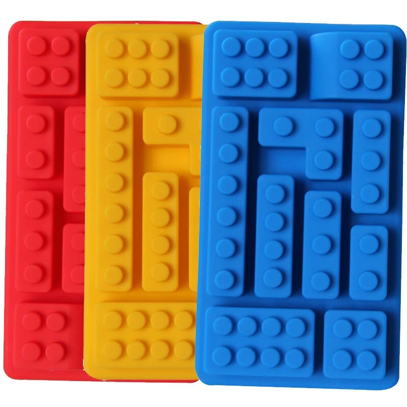 Moules à Gâteaux en forme de Lego (lot de 6) Moules à Gateau