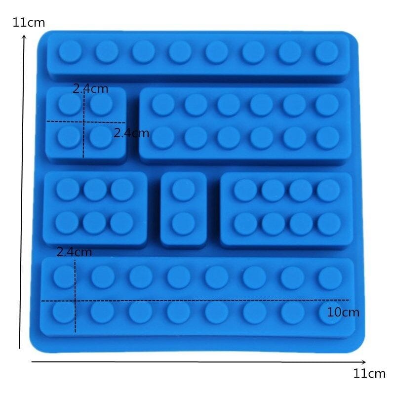 Moules à Gâteaux en forme de Lego (lot de 6) Moules à Gateau