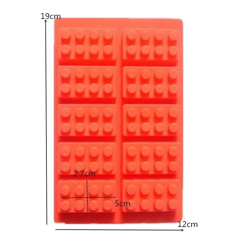 Moules à Gâteaux en forme de Lego (lot de 6) Moules à Gateau