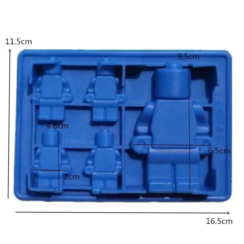 Moules à Gâteaux en forme de Lego (lot de 6) Moules à Gateau