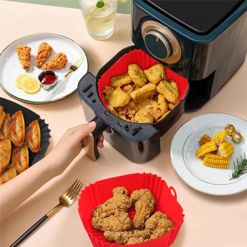 Moules en Silisone Ronds pour Air Fryer Air Fryer