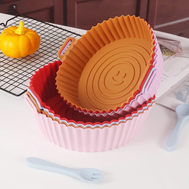 Moules en Silisone Ronds pour Air Fryer Air Fryer
