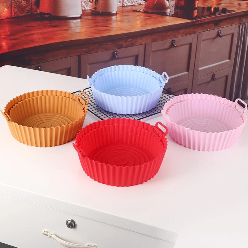 Moules en Silisone Ronds pour Air Fryer Air Fryer