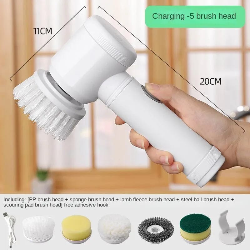 Brosse de Nettoyage Électrique sans Fil pour Cuisine et Salle de Bain