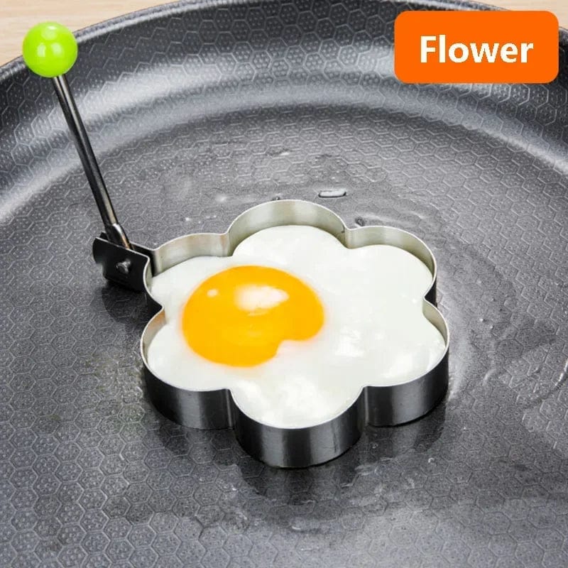 Emporte-Pièce en Forme de Coeur en Acier Inoxydable - Outil de Cuisine pour Pancakes et Omelettes - Accessoire de Cuisine