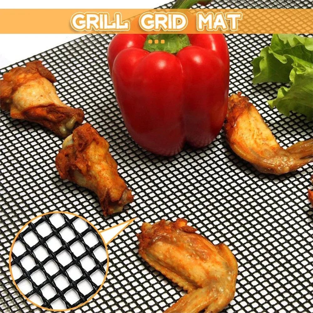 Grille de Barbecue Antiadhésive Réutilisable, Résistante à la Chaleur BBQ barbecue