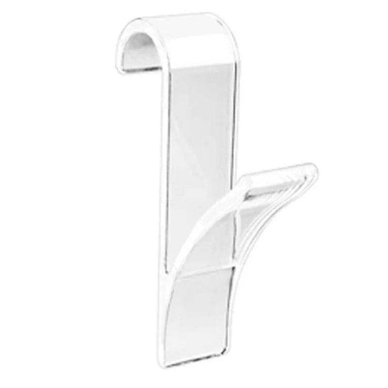 Organisateur de rangement pour radiateur de salle de bain blanc transparent - Coat Hook Eco-Friendly