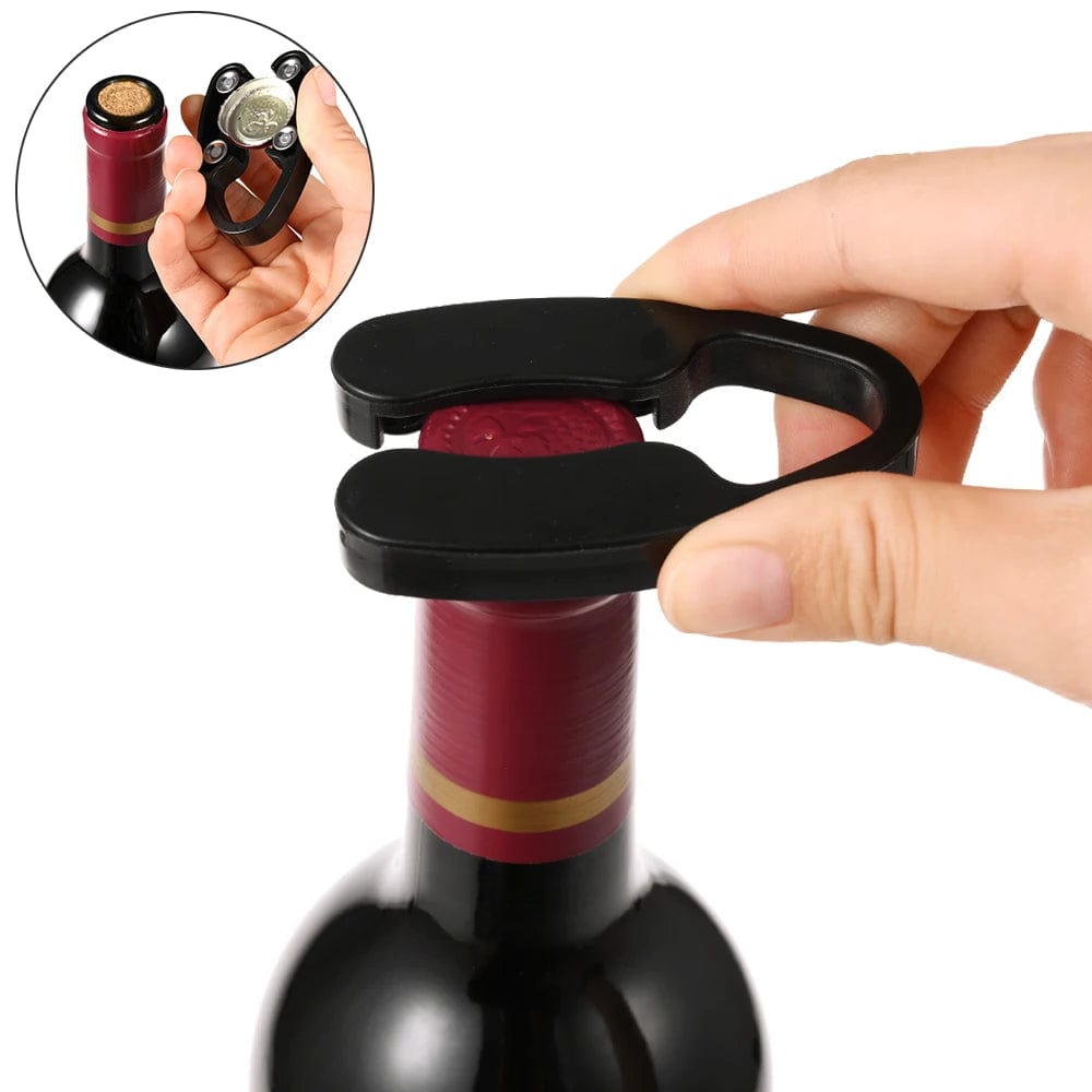Ouvre-bouteille à vin sous pression air Pompe Vacuum Liège en Acier Inoxydable - Accessoire Cave à Vin