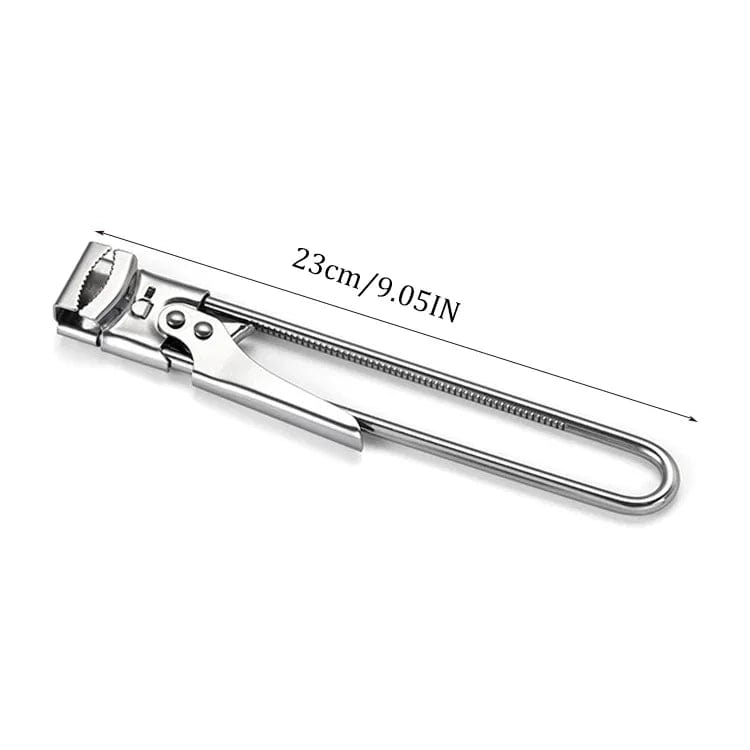 Ouvre-bouteille en acier inoxydable réglable antidérapant - Accessoire cuisine multifonction jarres et bouteilles