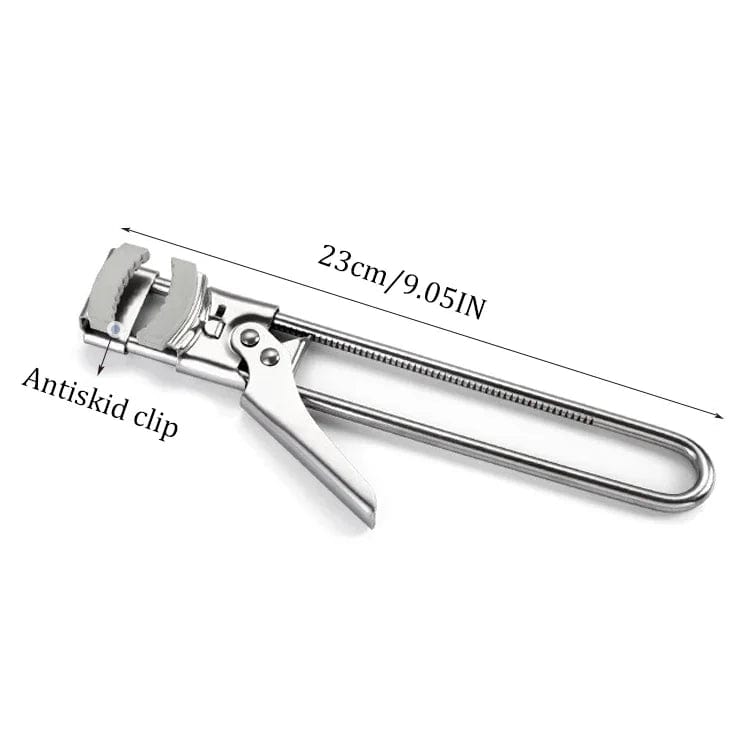 Ouvre-bouteille en acier inoxydable réglable antidérapant - Accessoire cuisine multifonction jarres et bouteilles