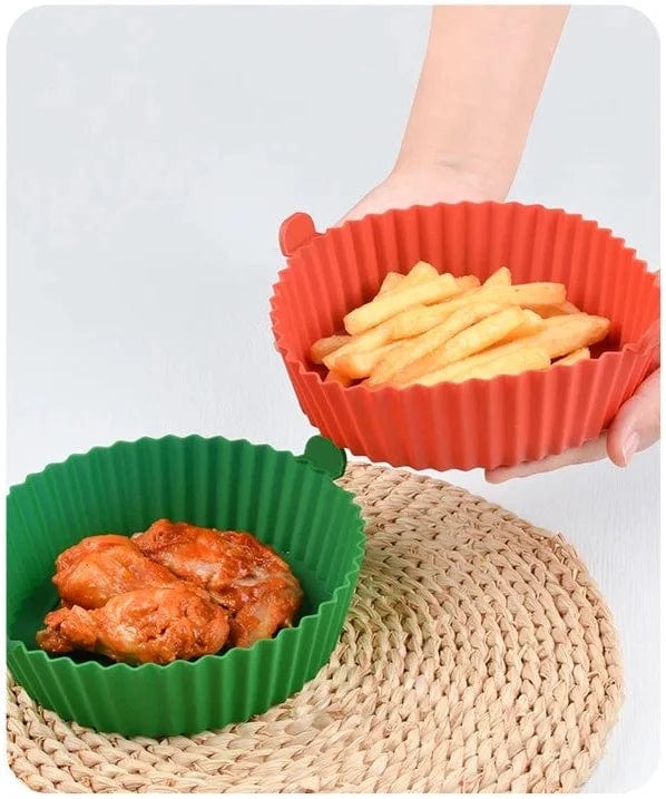 Panier de Cuisson en Silicone pour Air Fryer (14x17x4,6 cm) Air Fryer