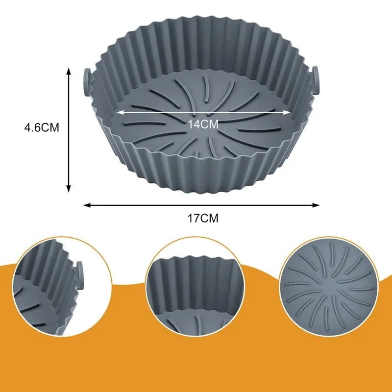 Panier de Cuisson en Silicone pour Air Fryer (14x17x4,6 cm) Air Fryer