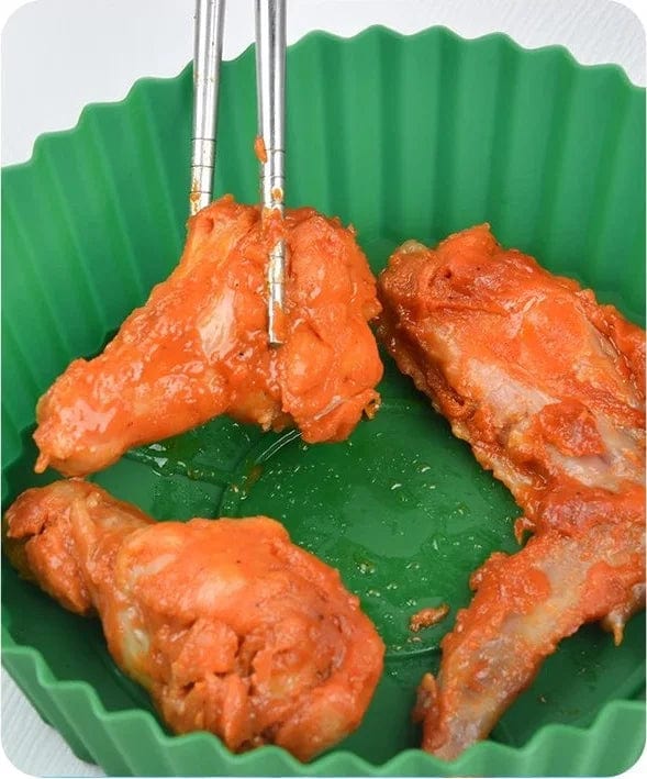 Panier de Cuisson en Silicone pour Air Fryer (16x19x6 cm) Air Fryer