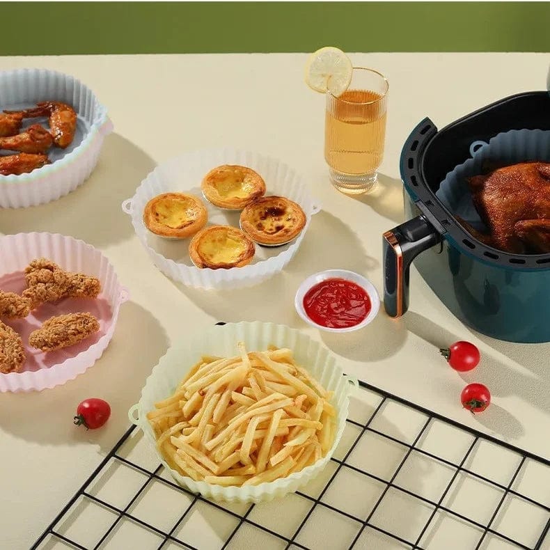 Panier de Cuisson en Silicone pour Air Fryer (16x19x6 cm) Air Fryer