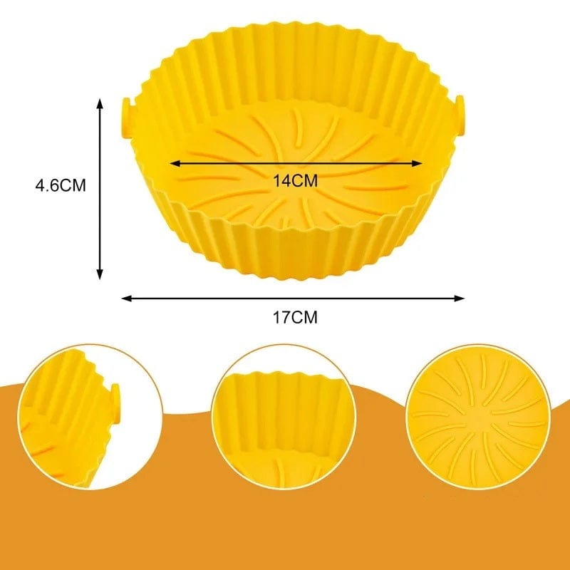 Panier de Cuisson en Silicone pour Friteuse sans Huile (14x17x4,6 cm) Friteuse sans Huile