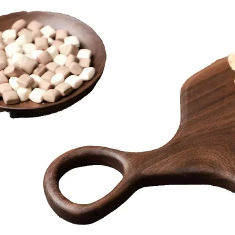 Planche à Découper Cuisine Bois Noyer Massif Traditionnelle Planche à Découper
