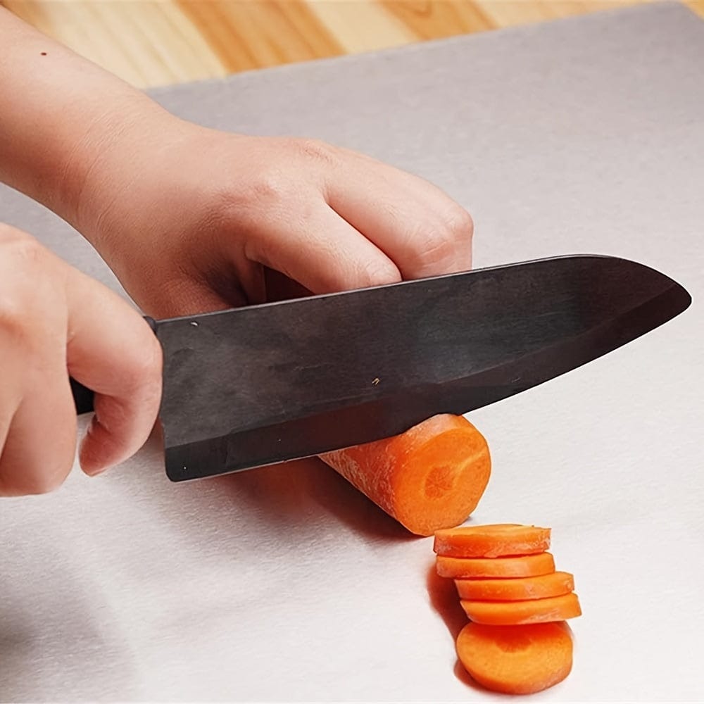 Planche à Découper en Inox - Antidérapante avec Bord de Protection Planche à Découper