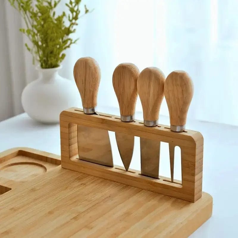 Planche À Découper Multifonction Avec 4 Outils De Coupe