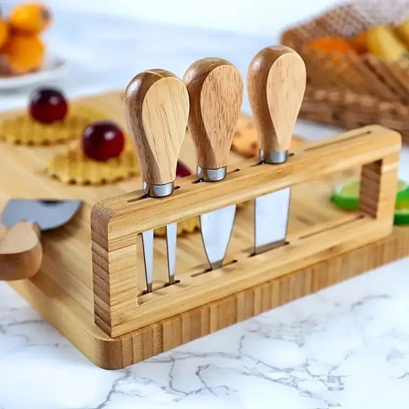 Planche À Découper Multifonction Avec 4 Outils De Coupe